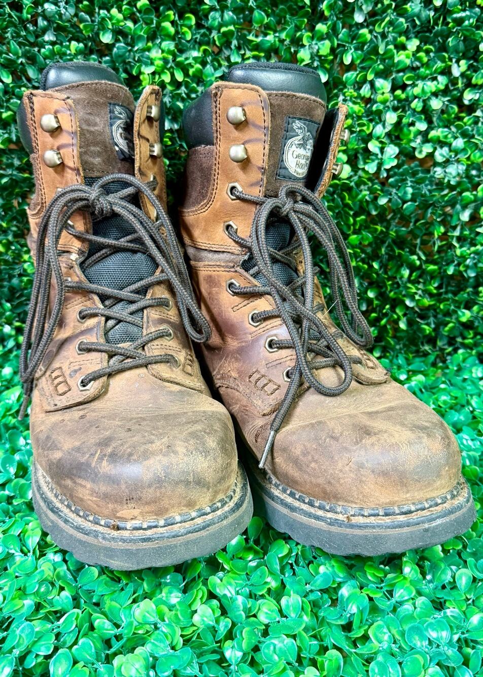 Georgia Boot Steel Toed Work Boots Men’s Size 9.5W.